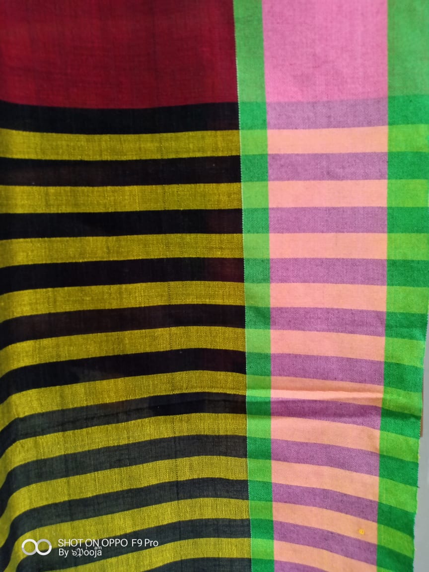 Mustard handwoven dupatta