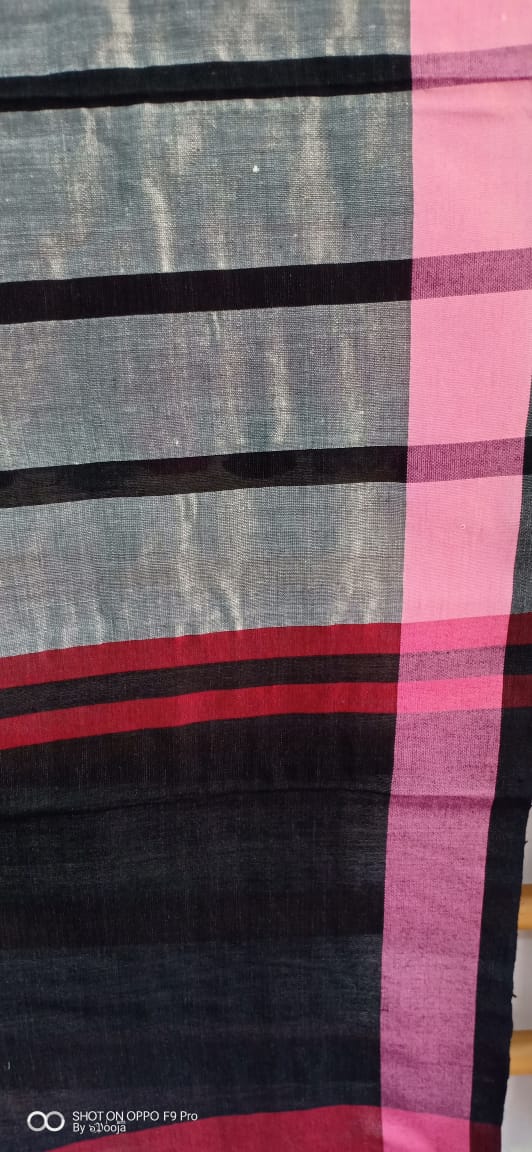 Black and grey striped