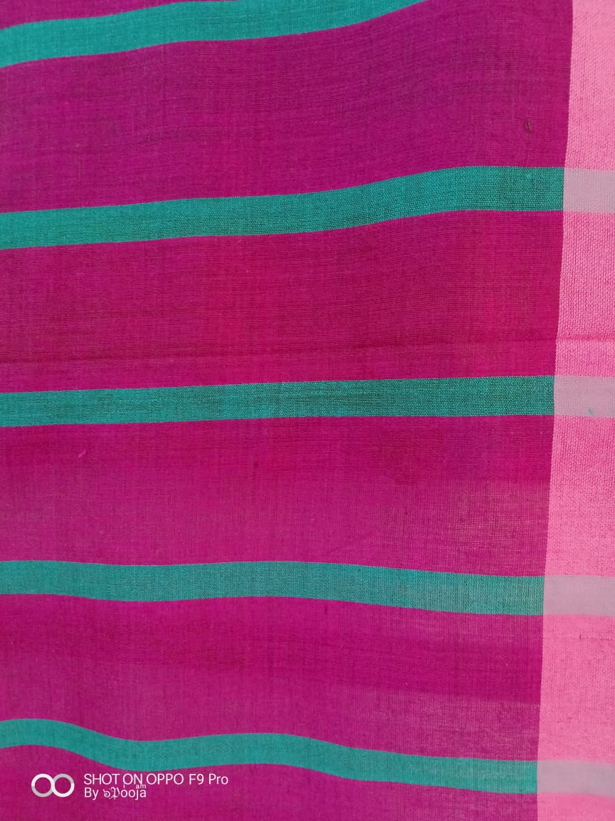 Pink striped stole