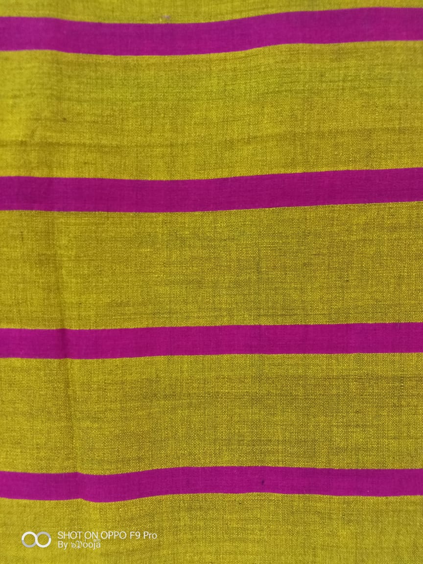 Mustard handwoven stole