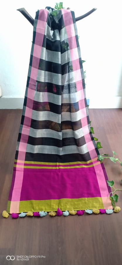 Black and grey stole
