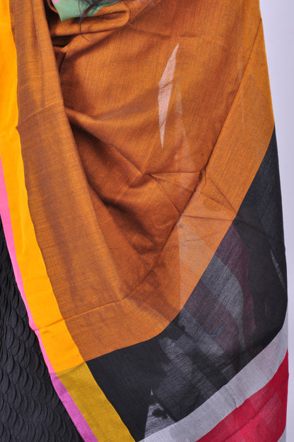 Mustard cotton dupatta