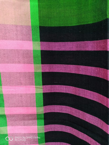 Black handwoven dupatta