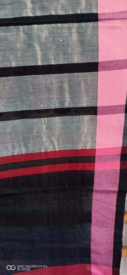 Black and grey striped