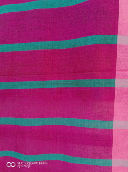 Pink striped stole