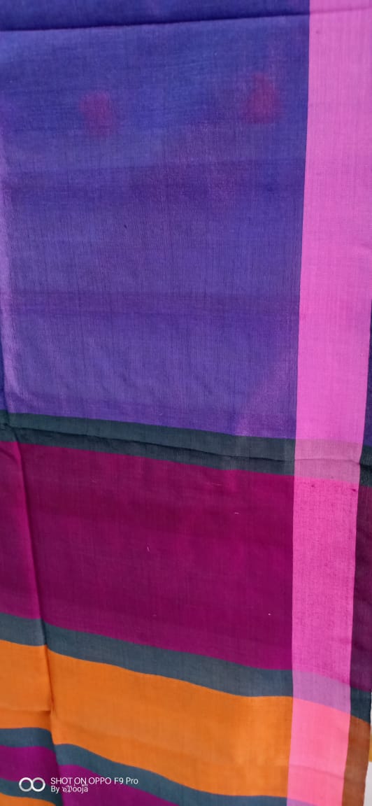 Purple handwoven stole
